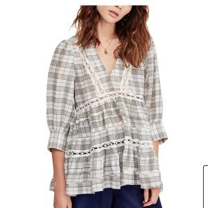 Free People Time Out Lace Tunic
